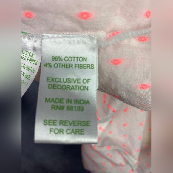 Lilly Pulitzer Kipper Cover-up Tunic Dress Tangelo neon clip Women's L/XL - Picture 12 of 12